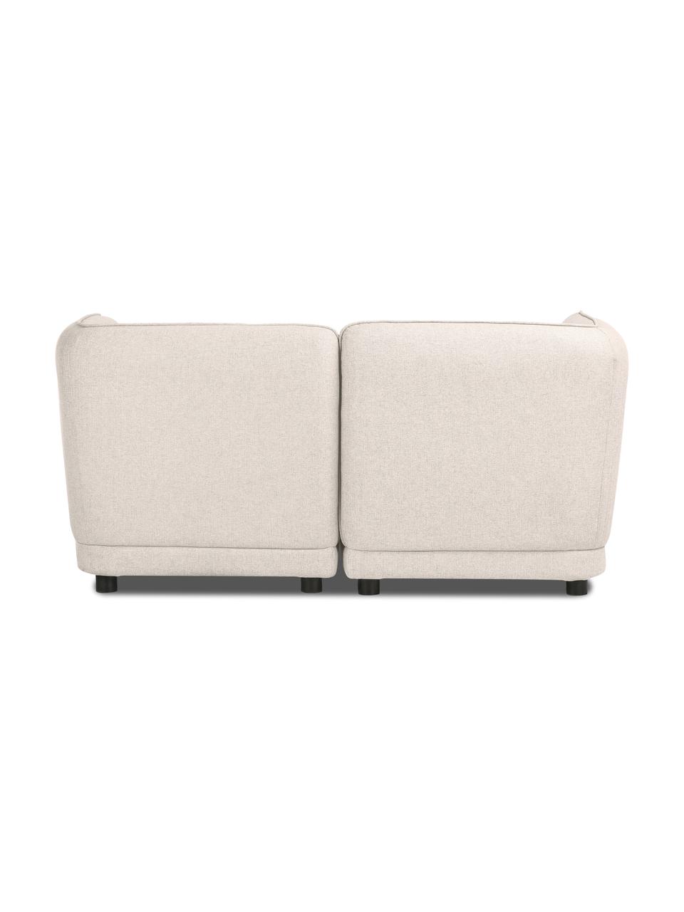 Modulares 2-Sitzer Sofa Ari in Beige, Bezug: 100% Polyester Der hochwe, Gestell: Massivholz, Sperrholz, Webstoff Beige, B 164 x T 77 cm