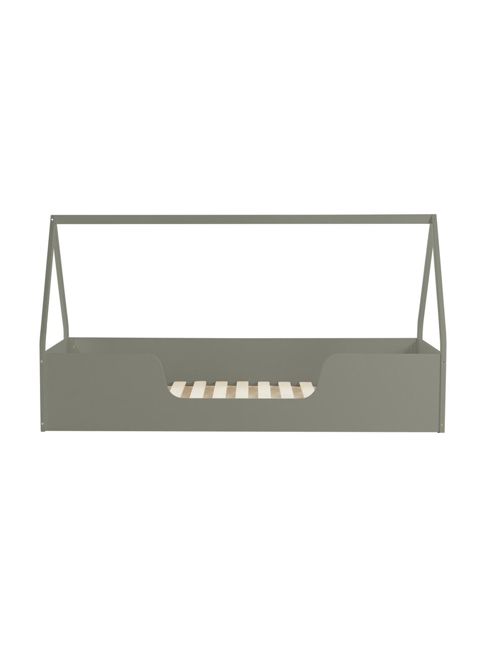 Cama infantil de madera Campo, Gris verdoso, An 90 x L 200 cm