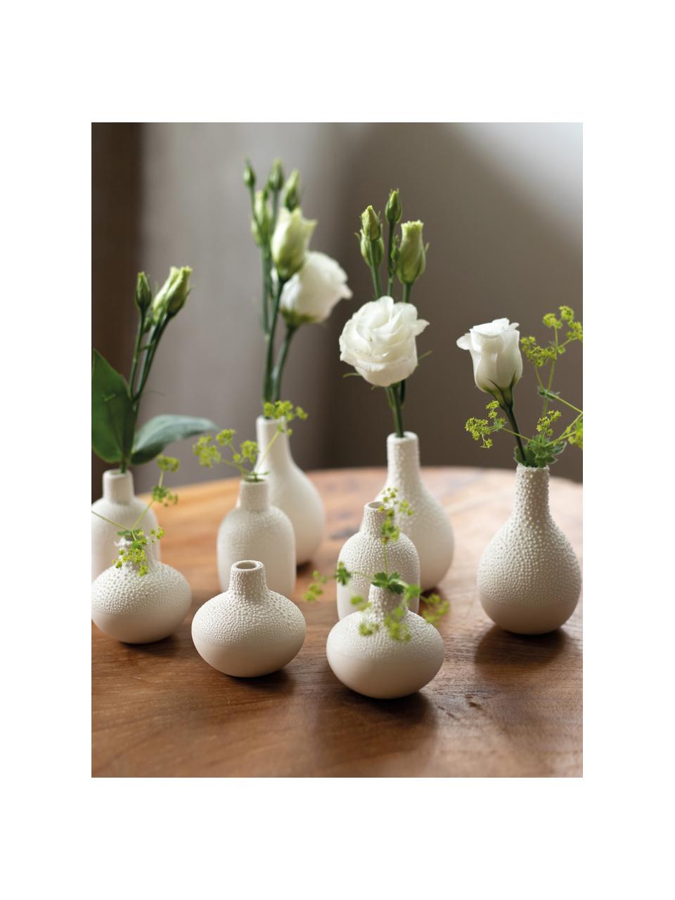 Petits vases blancs Perla, 3 élém., Blanc