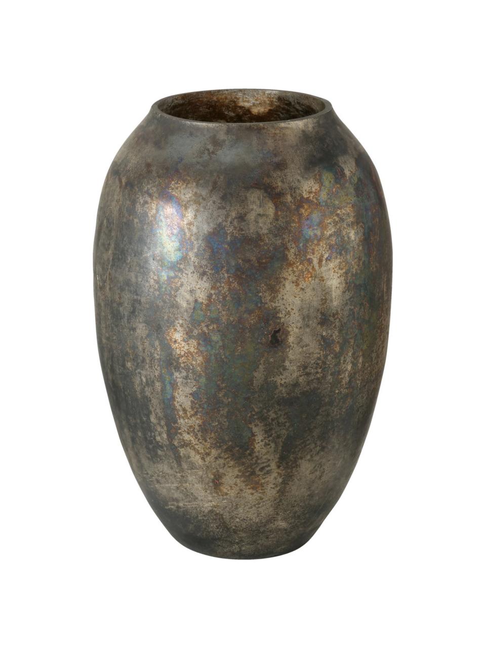 Sklenená váza Vexo, Starožitná hnedá