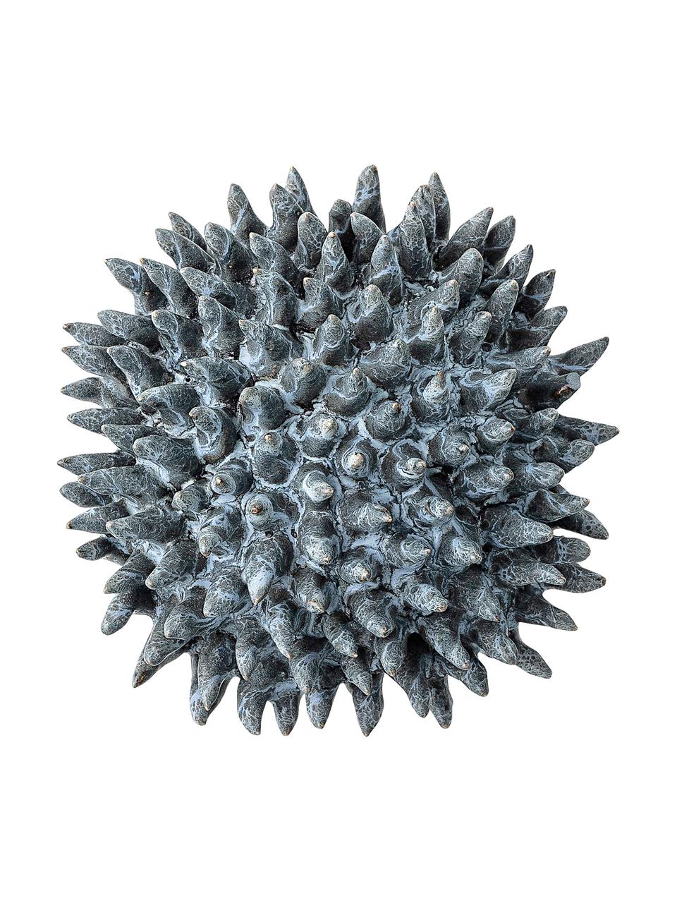 Decoratief object Gala, Steengoed, Blauw, Ø 11 x H 6 cm