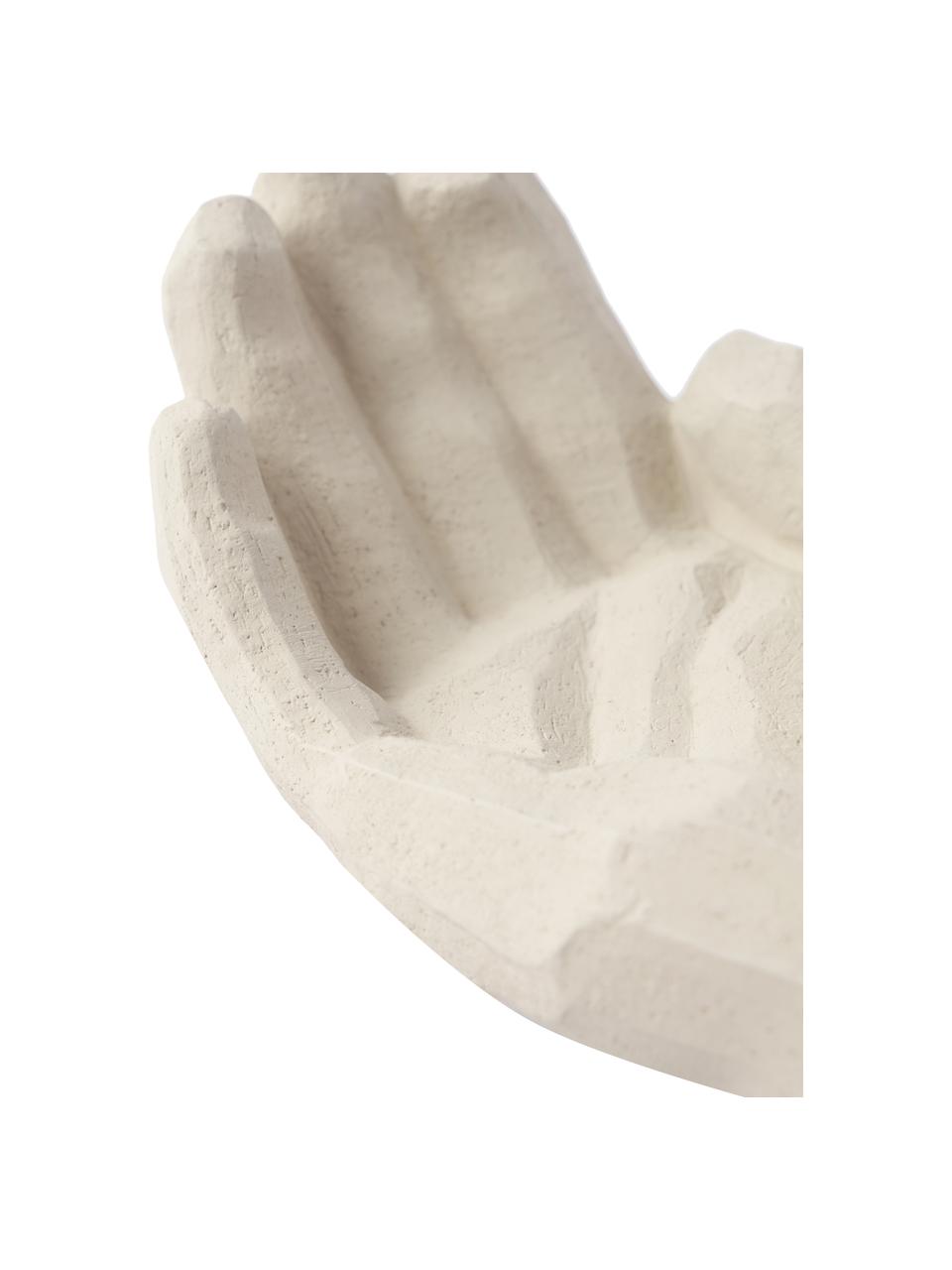 Figura decorativa de cemento Bless, Cemento, Blanco crema, An 12 x Al 6 cm