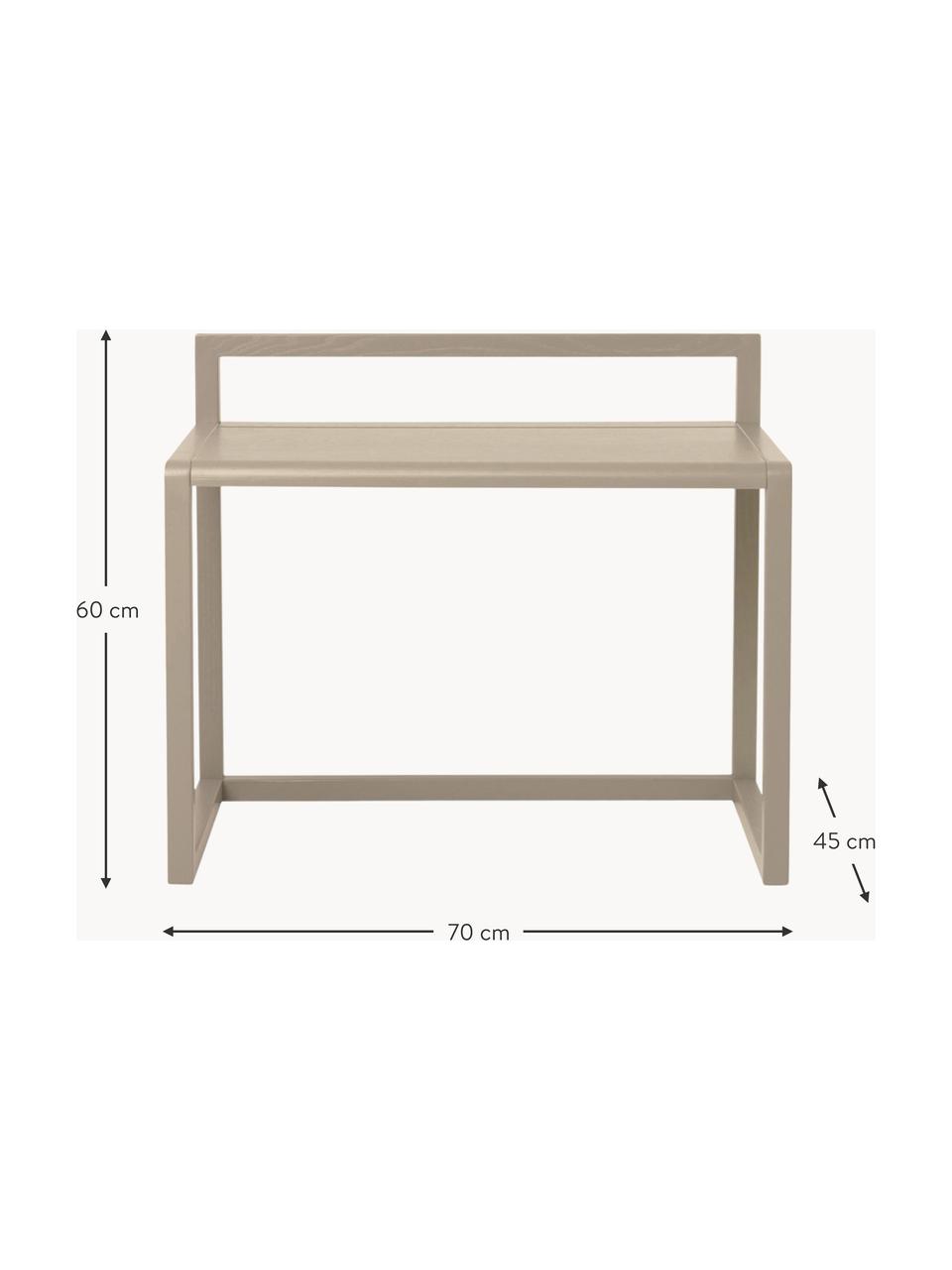 Holz-Kinderschreibtisch Little Architect, Eschenholz, Eschenholzfurnier, Mitteldichte Holzfaserplatte (MDF)

Dieses Produkt wird aus nachhaltig gewonnenem, FSC®-zertifiziertem Holz gefertigt., Hellbeige, B 70 x T 45 cm