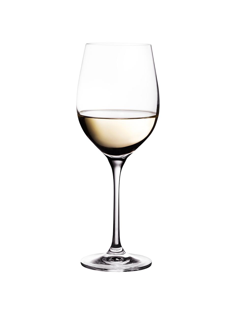 Copas de vino blanco de cristal Harmony, 6 uds., Transparente, Ø 9 x Al 22 cm