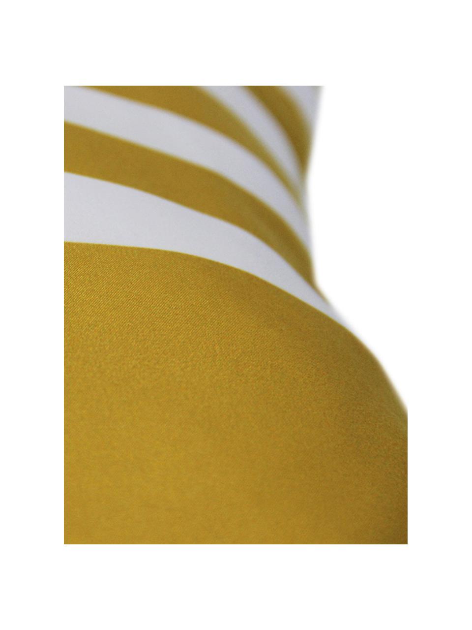 Kussenhoes Ela, Polyester, Wit, geel, 40 x 40 cm