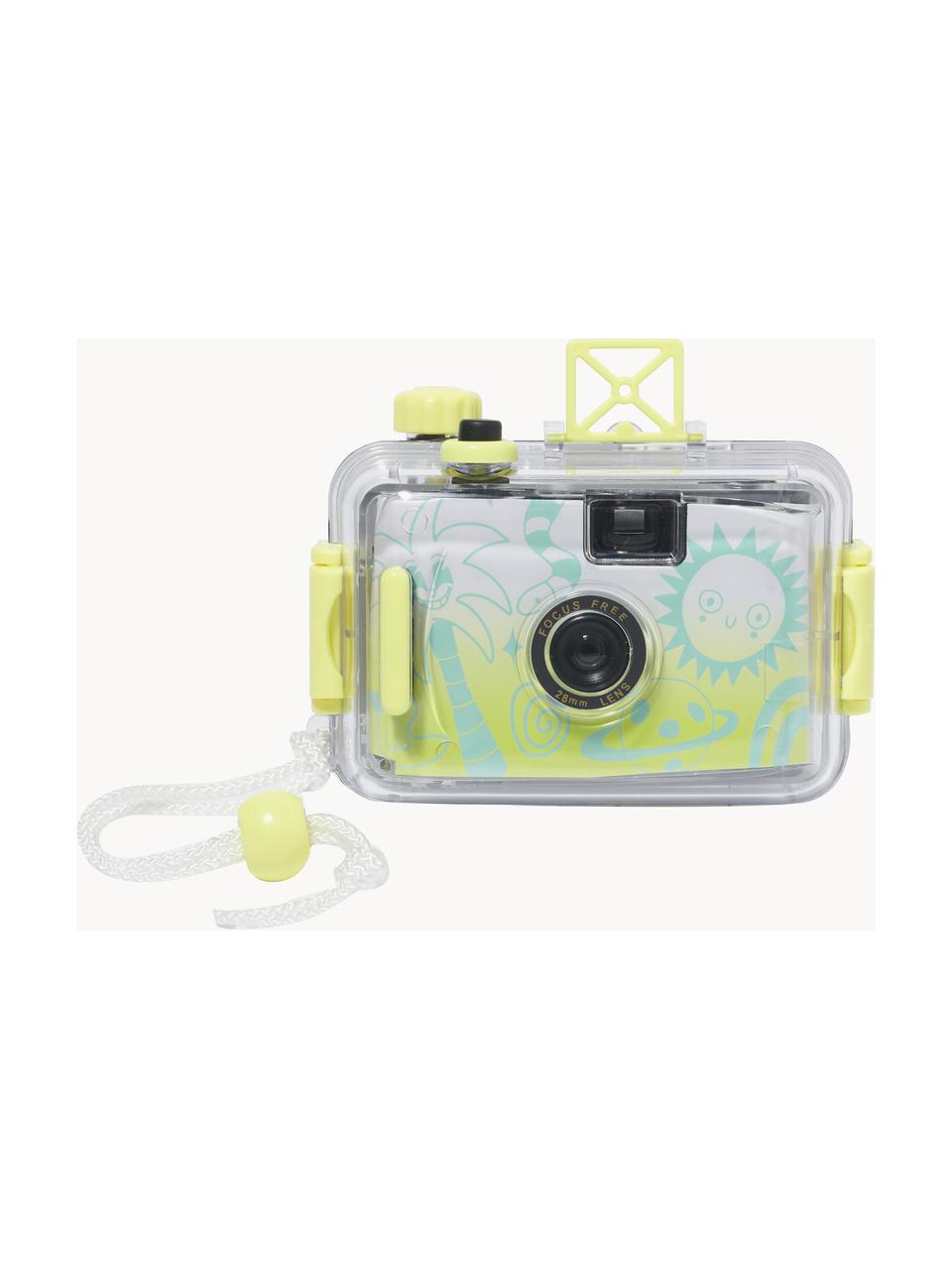 Fotocamera subacquea con custodia impermeabile Sea Kids, Plastica ABS, Bianco latte, verde turchese, giallo chiaro, Larg. 15 x Alt. 11 cm