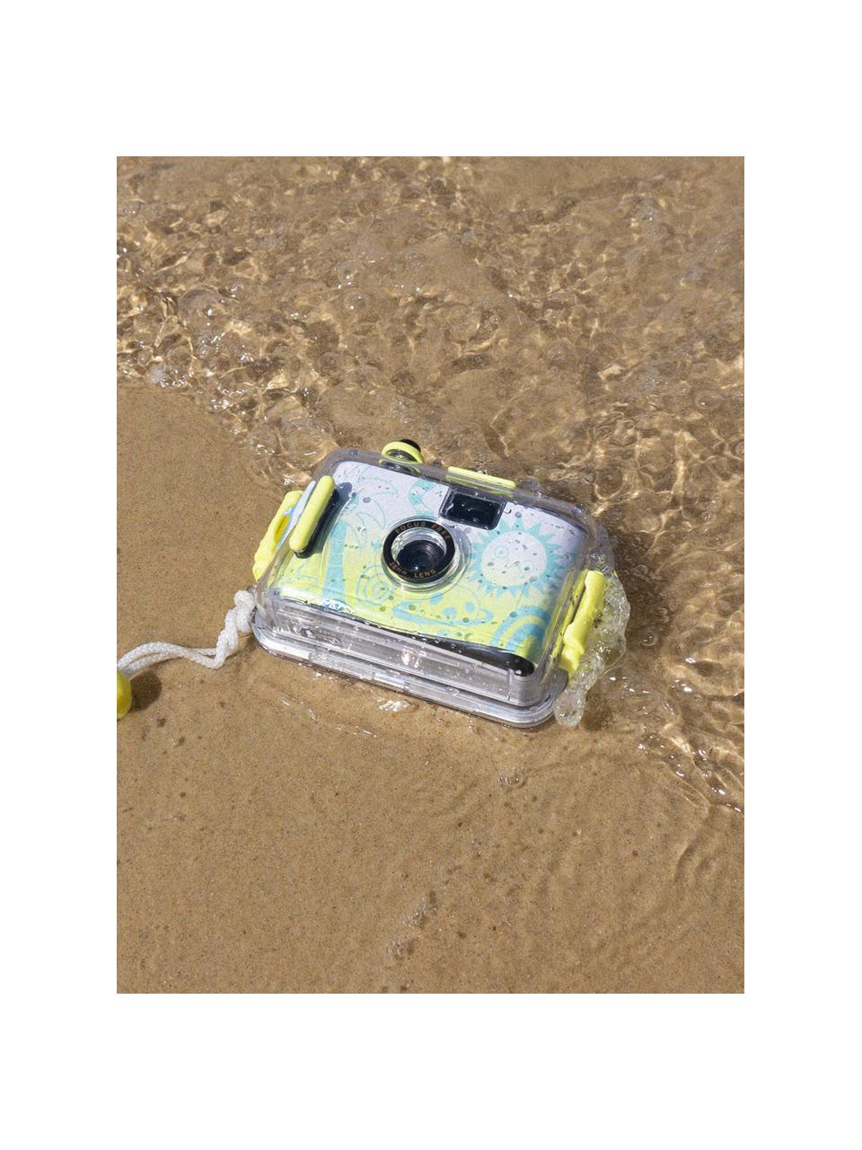 Appareil photo sous-marin avec boîtier étanche Sea Kids, Plastique ABS, Blanc cassé, vert turquoise, jaune pâle, larg. 15 x haut. 11 cm