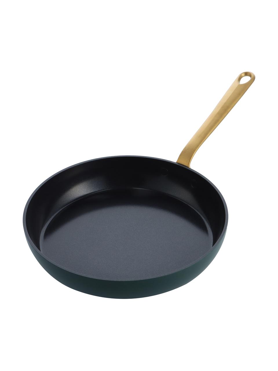 Set de poêles avec revêtement antiadhésif Craft, 3 élém., Vert foncé, couleur dorée, Lot de différentes tailles