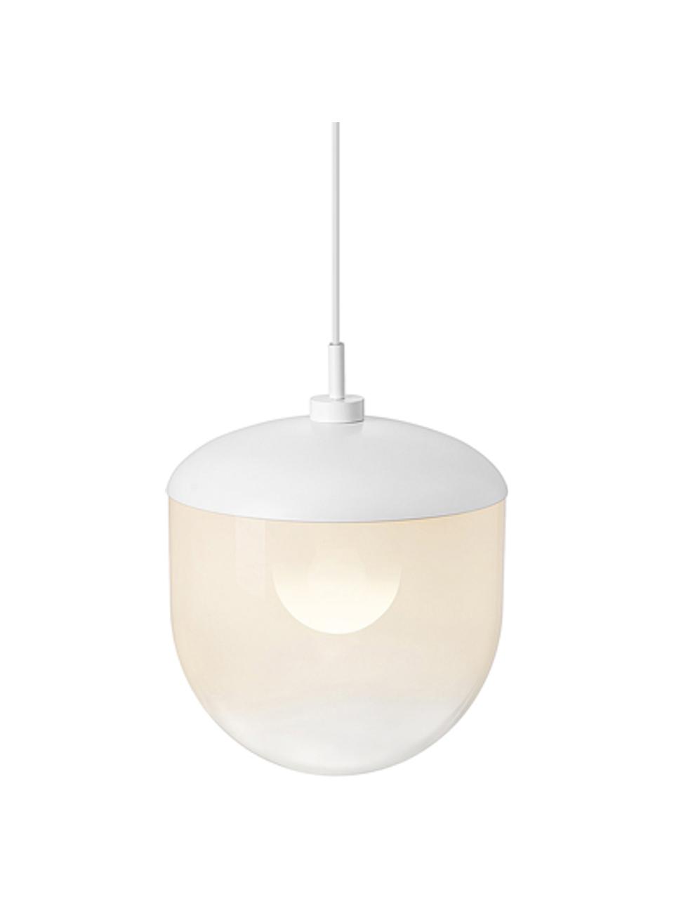 Petite suspension Magia, Blanc, Ø 25 x haut. 32 cm