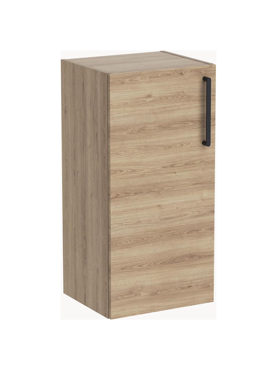 Bad-Hängeschrank Orna, B 42 cm, links, Griffe: Metall, beschichtet, Braun, Holz-Optik, B 42 x H 85 cm