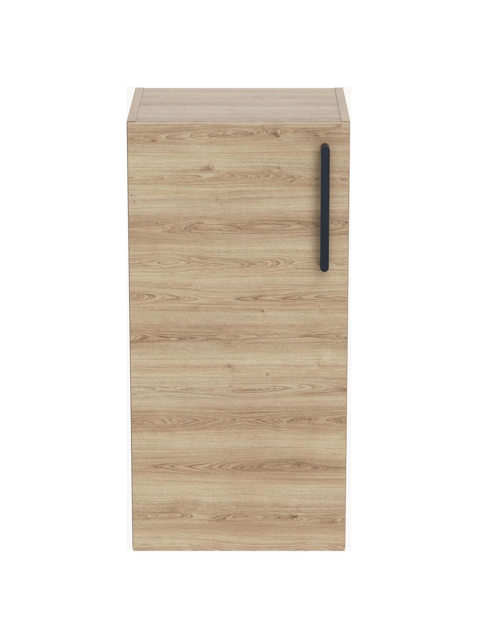 Bad-Hängeschrank Orna, B 42 cm, links, Griffe: Metall, beschichtet, Braun, Holz-Optik, B 42 x H 85 cm