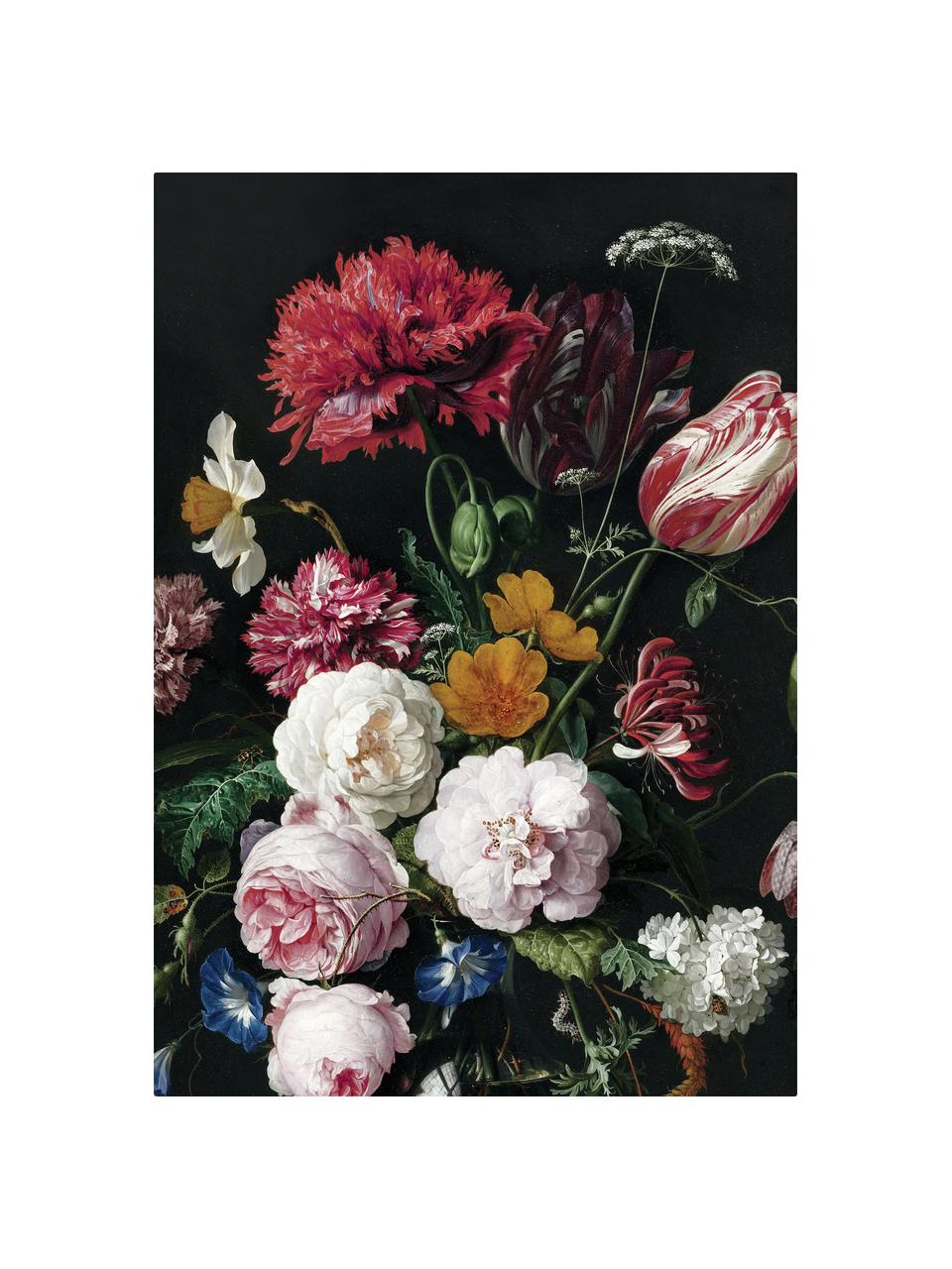 Fototapete Golden Age Flowers, Vlies, umweltfreundlich und biologisch abbaubar, Mehrfarbig, matt, B 196 x H 280 cm
