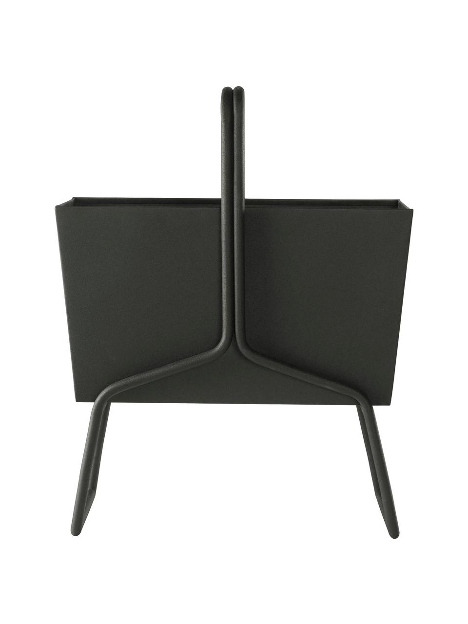 Portariviste Billie, Metallo rivestito, Nero, Larg. 41 x Alt. 52 cm
