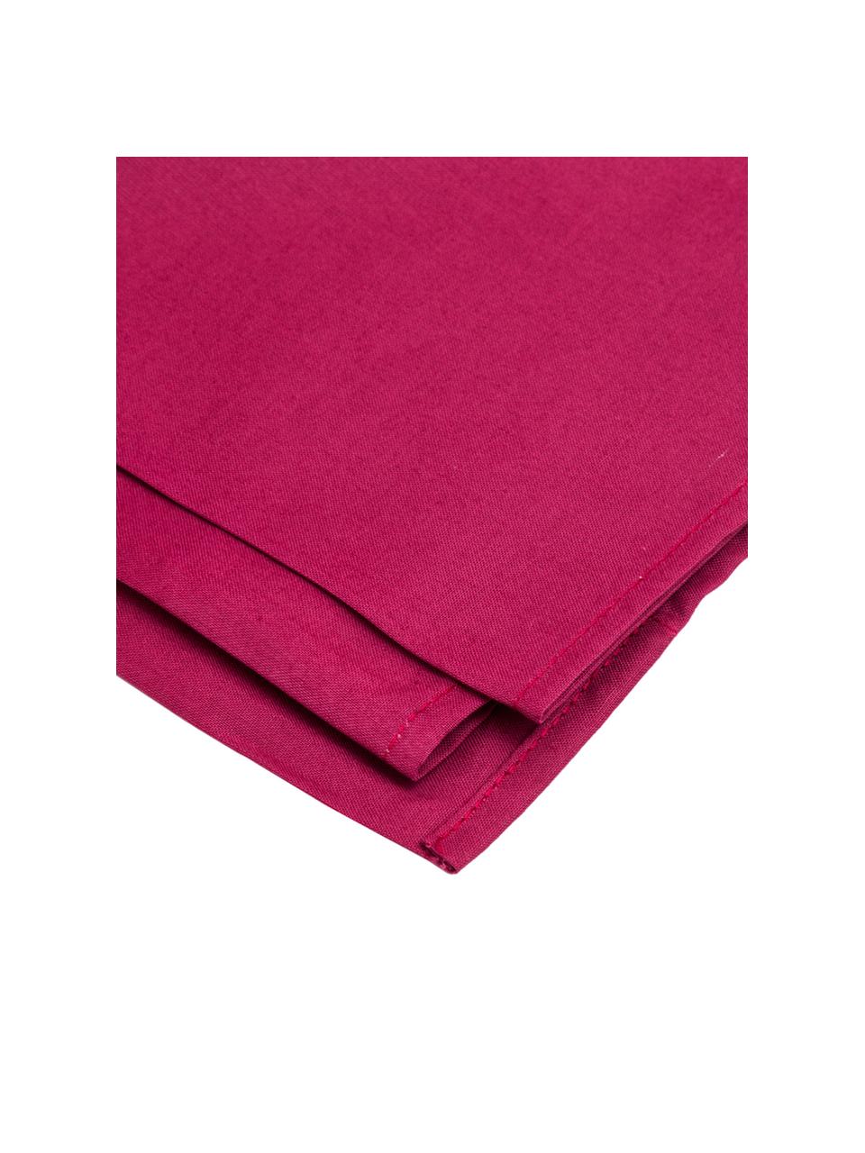 Ropa de cama de renforcé Lenare, Color vino, Cama 90 cm (150 x 290 cm)