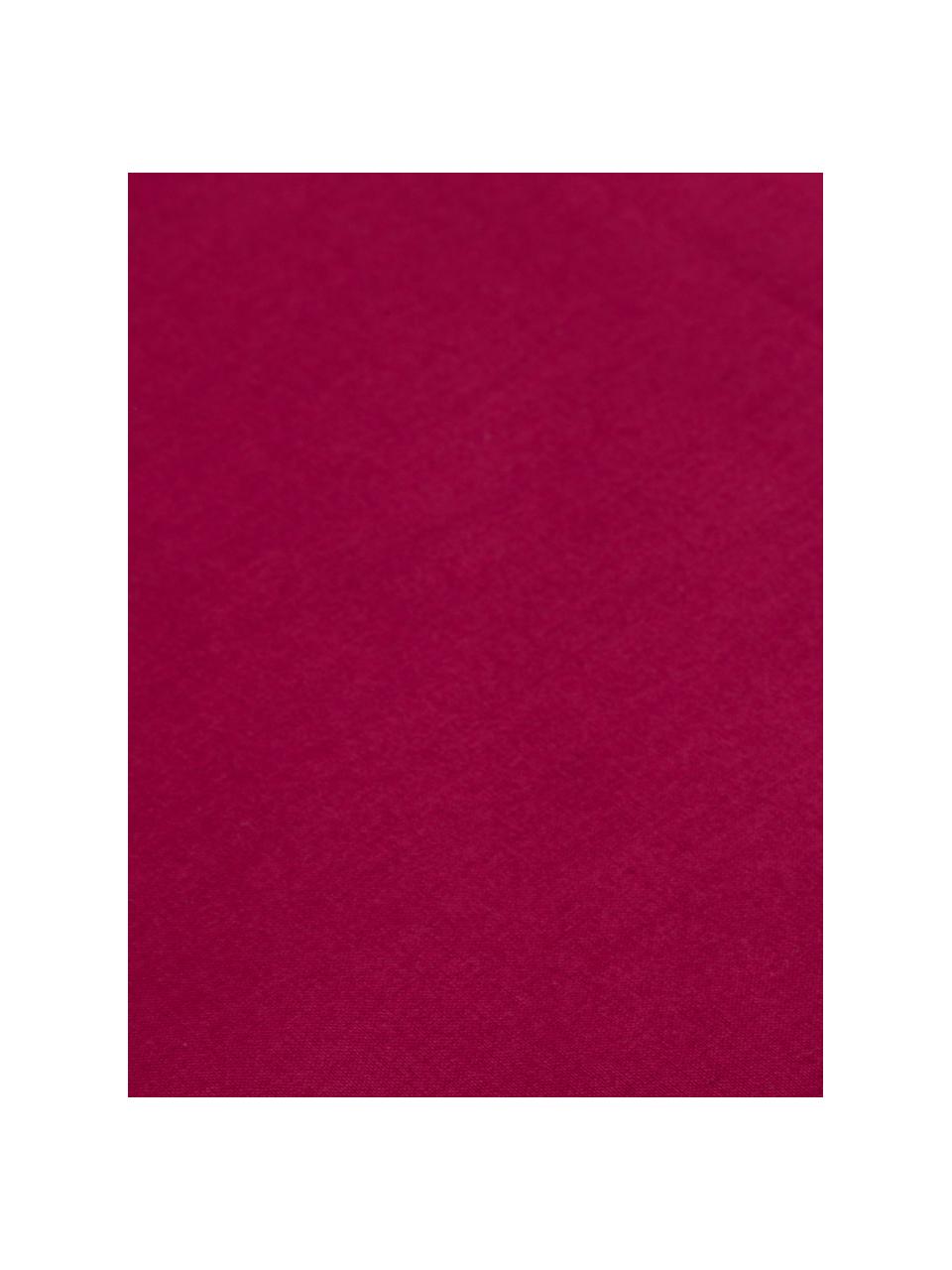 Ropa de cama de renforcé Lenare, Color vino, Cama 90 cm (150 x 290 cm)