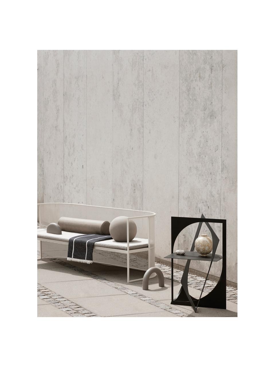 Zewnętrzna poduszka na siedzisko Bauhaus, Tapicerka: 100% włókno akrylowe Dzię, Jasny beżowy, S 166 x D 63 cm
