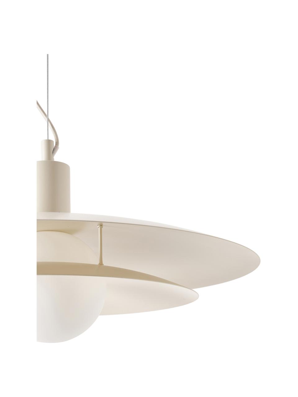 Pendelleuchte Florida, Metall, Beige, Ø 45 x H 150 cm