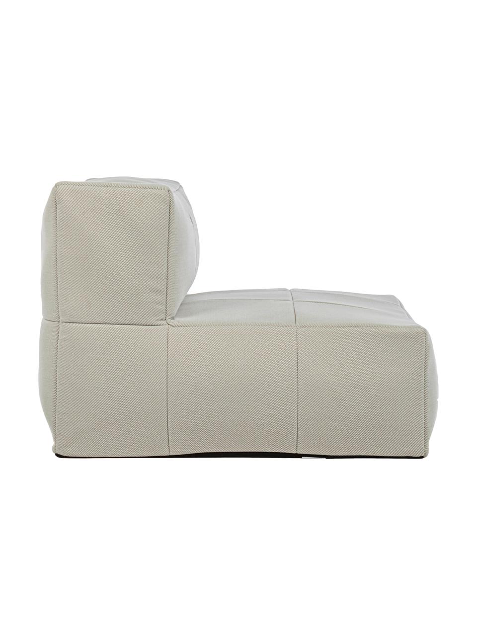 Poltrona sacco da giardino Sparrow, Struttura: 100% polipropilene, Struttura: alluminio verniciato a po, Tessuto color sabbia, Larg. 87 x Alt. 64 cm