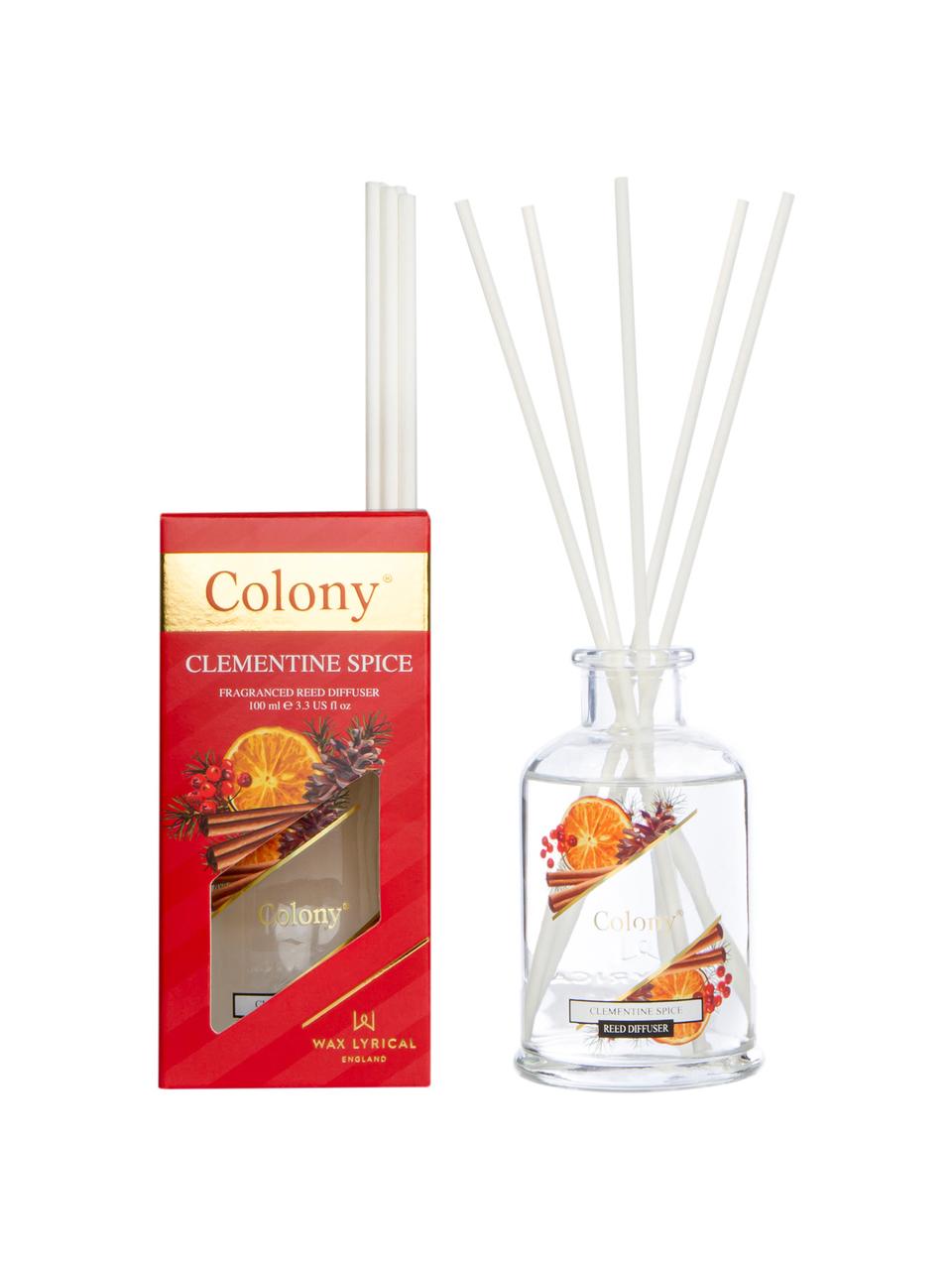 Ambientador Colony (clementina), Recipiente: vidrio, Clementina, Ø 6 x Al 20 cm