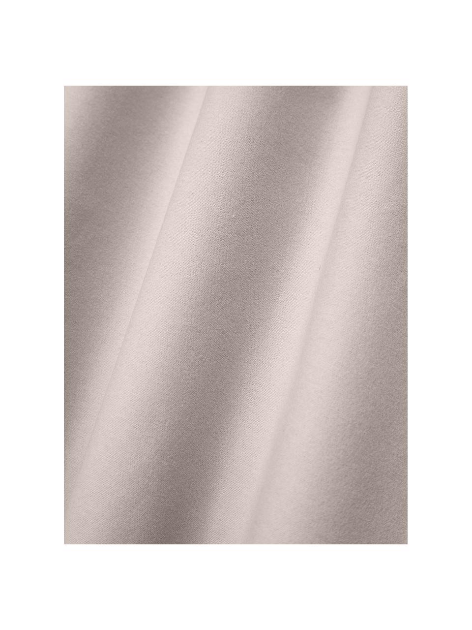 Boxspring-Spannbettlaken Biba, Flanell, Webart: Flanell Flanell ist ein k, Taupe, B 90 x L 200 cm, H 35 cm
