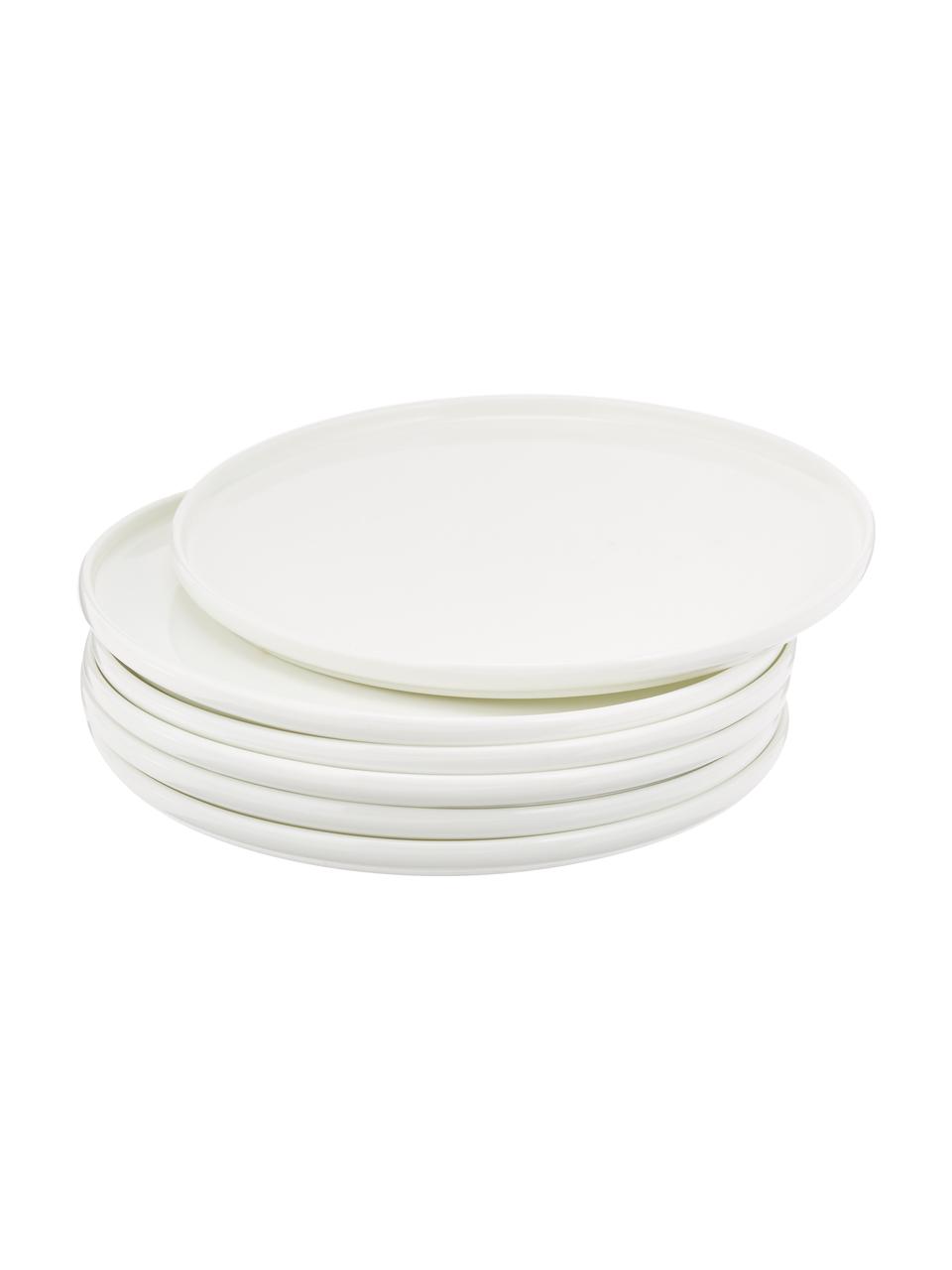 Raňajkový tanier z čínskeho porcelánu Oco, 6 ks, Čínsky porcelán
Mäkký porcelán, ktorý sa vyznačuje predovšetkým žiarivým, priehľadným leskom, Slonovinová kosť, Ø 21 cm