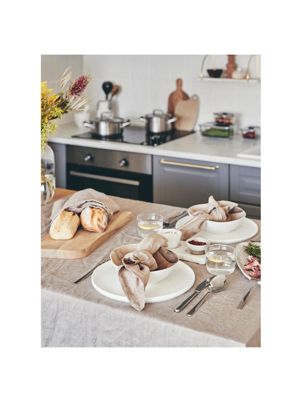 Fine Bone China Frühstücksteller Oco, 6 Stück, Fine Bone China (Porzellan)
Fine Bone China ist ein Weichporzellan, das sich besonders durch seinen strahlenden, durchscheinenden Glanz auszeichnet., Elfenbeinfarben, Ø 21 cm
