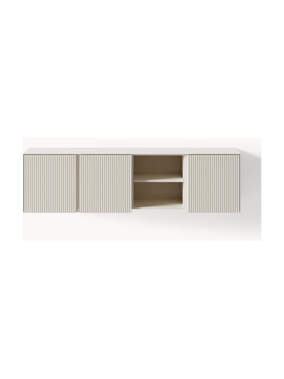 Credenza bassa con fronte millerighe Shea, Pannello di fibra a media densità (MDF) laccato

Questo prodotto è realizzato con legno di provenienza sostenibile e certificato FSC®., Beige chiaro, Larg. 150 x Alt. 41 cm