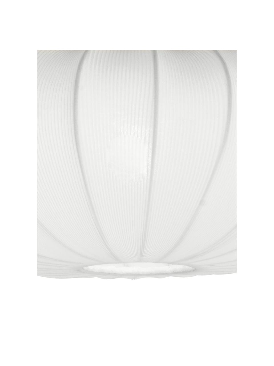 Lampa sufitowa z tkaniny Mamsell, Biały, Ø 55 x W 26 cm