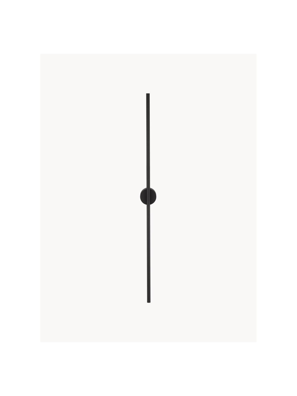 Applique a LED luce regolabile Aden, varie dimensioni, Alluminio rivestito, Nero, Larg. 7 x Alt. 90 cm