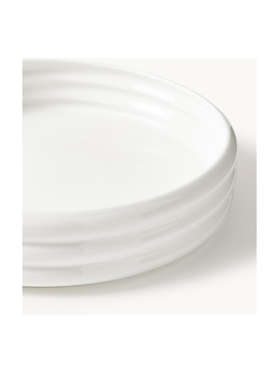Saladier en porcelaine Maira, Porcelaine, Blanc, Ø 26 x haut. 6 cm