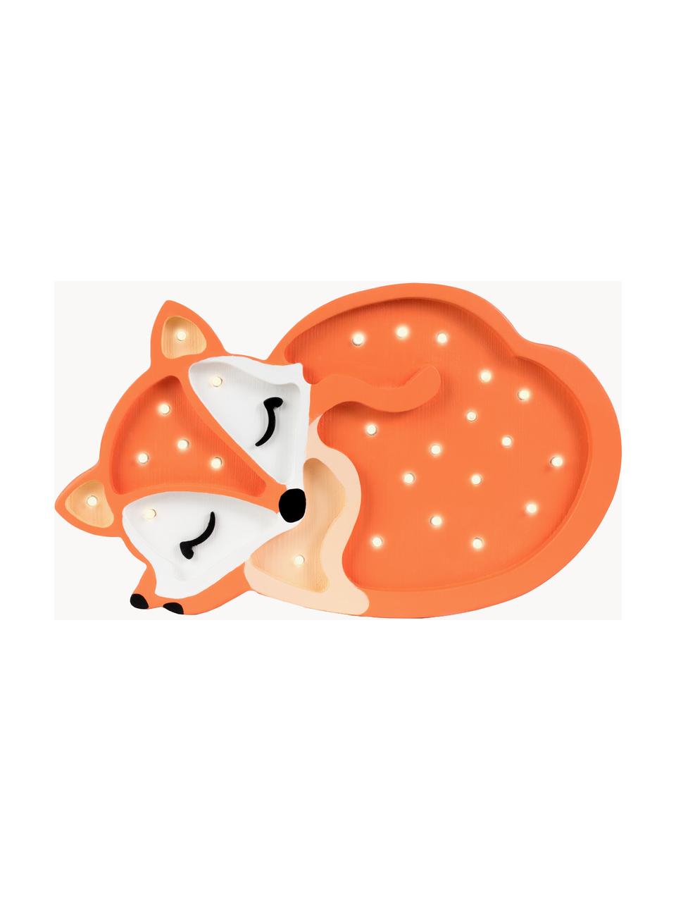 Handgefertigte LED-Kinderzimmerlampe Fox mit Timerfunktion und Fernbedienung, dimmbar, Kiefernholz, lackiert

Dieses Produkt wird aus nachhaltig gewonnenem, FSC®-zertifiziertem Holz gefertigt., Orange, Peach, Weiß, B 34 x H 20 cm