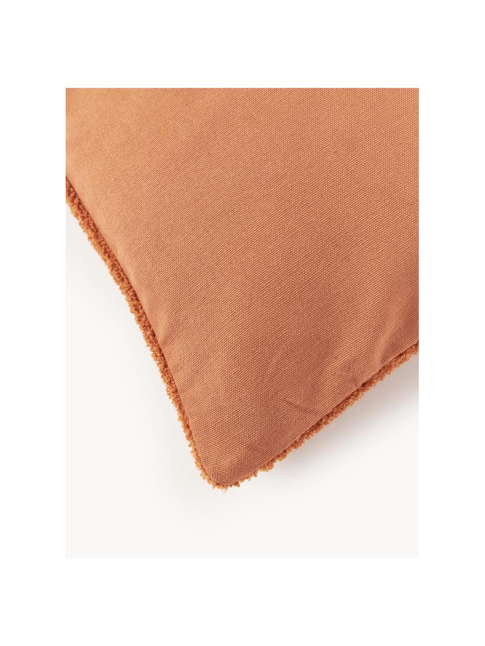 Poszewka na poduszkę Janara, 100% bawełna, Ochrowy, biały, S 30 x D 50 cm