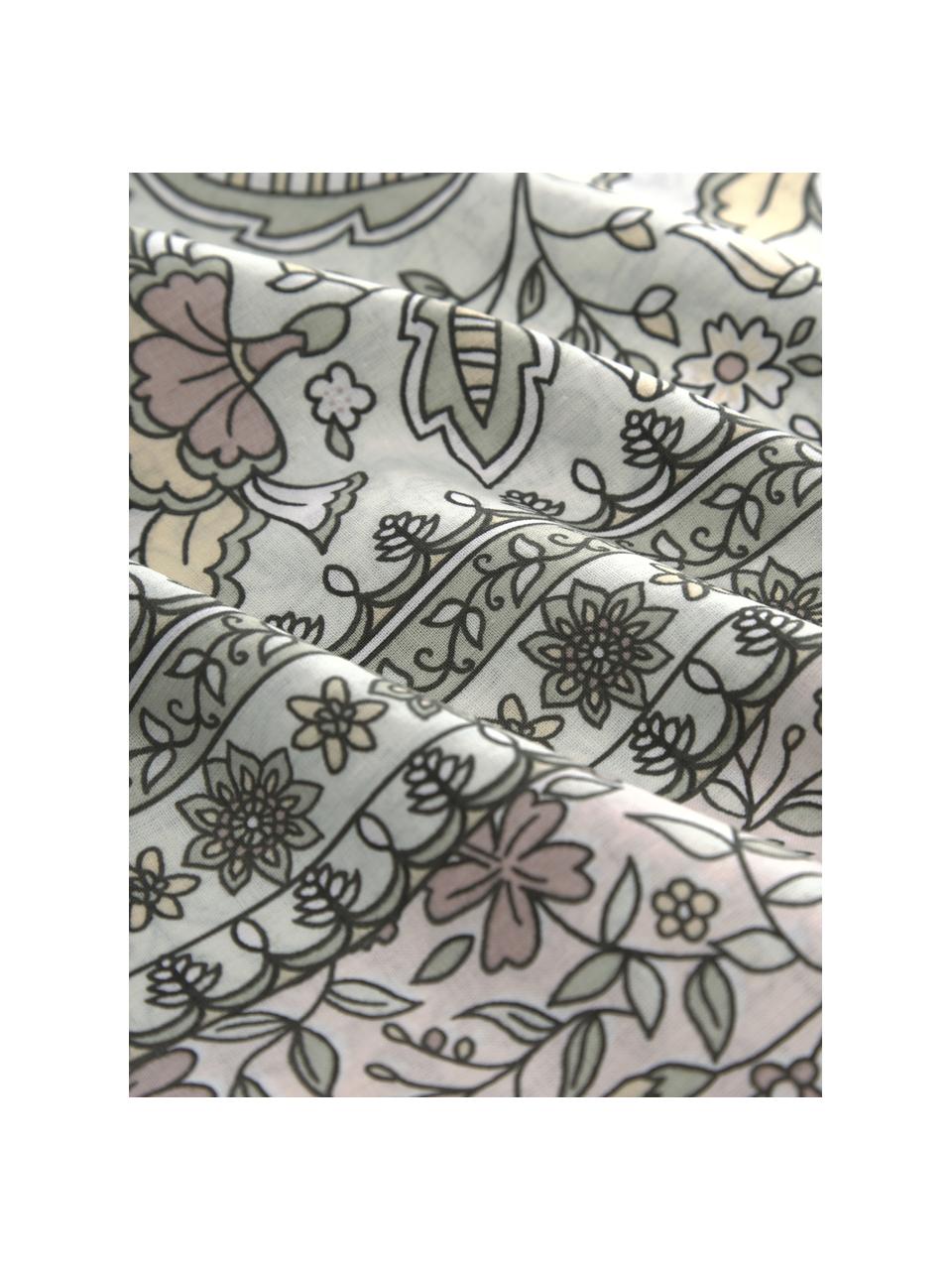 Ropa de cama de algodón ecológico tejido renfrocé Estelle, Multicolor, Cama 135/140 cm (200 x 200 cm), 3 pzas.