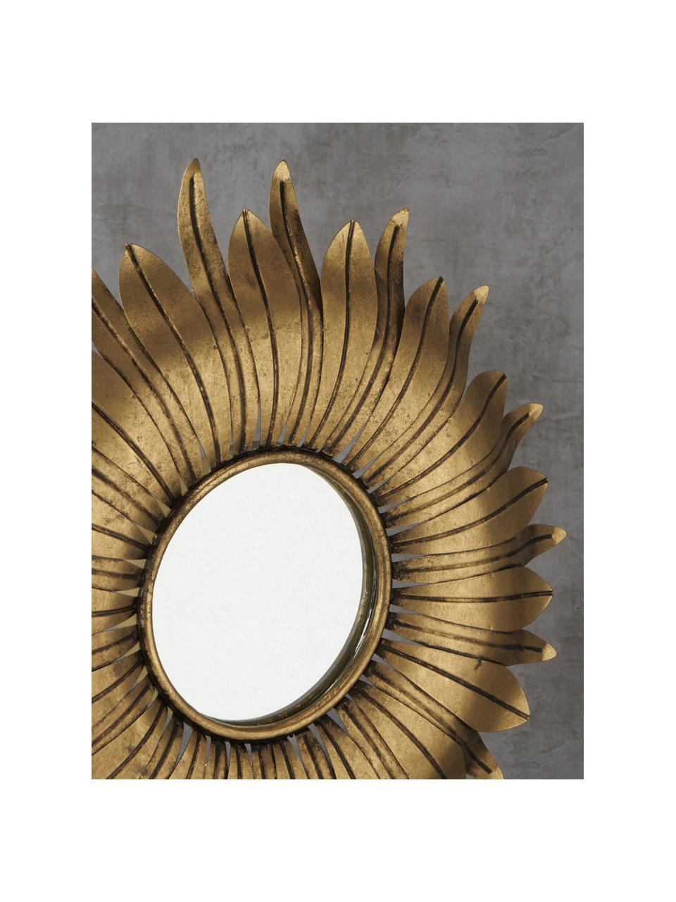 Decoratief object Oro, Metaal, spiegelglas, Messingkleurig, 43 x 61 cm