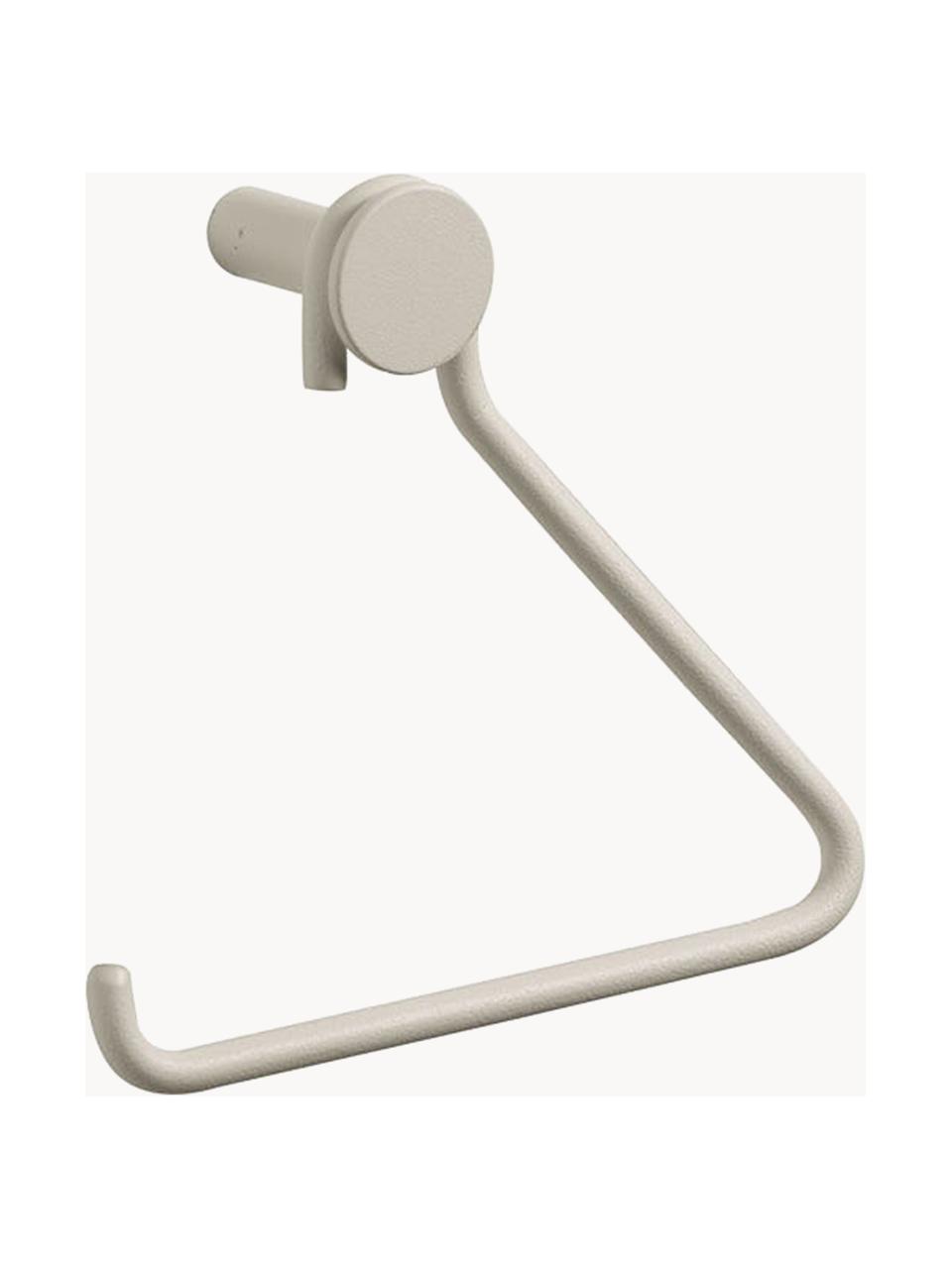 Wandtoiletrolhouder Kimi, Gelakt metaal, Lichtbeige, B 16 x H 15 cm