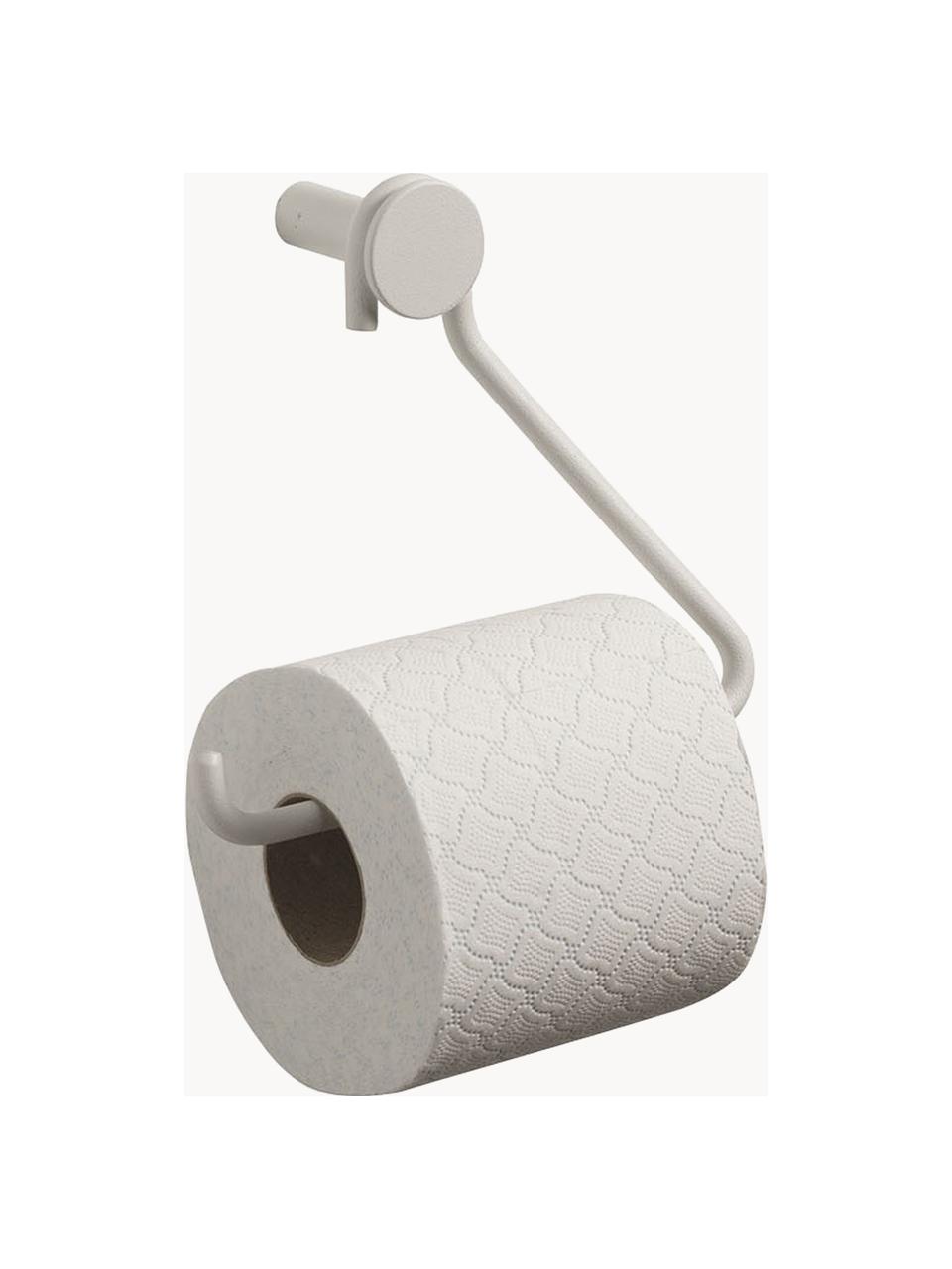 Porte-rouleaux WC mural Kimi, Métal, laqué, Beige clair, larg. 16 x haut. 15 cm