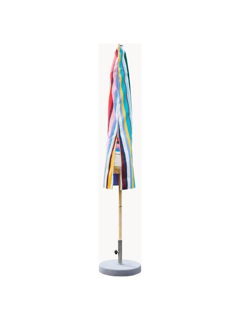 Housse de protection pour parasol faite main Classique, tailles variées, Toile acrylique, Multicolore, Ø 51 x haut. 167 cm