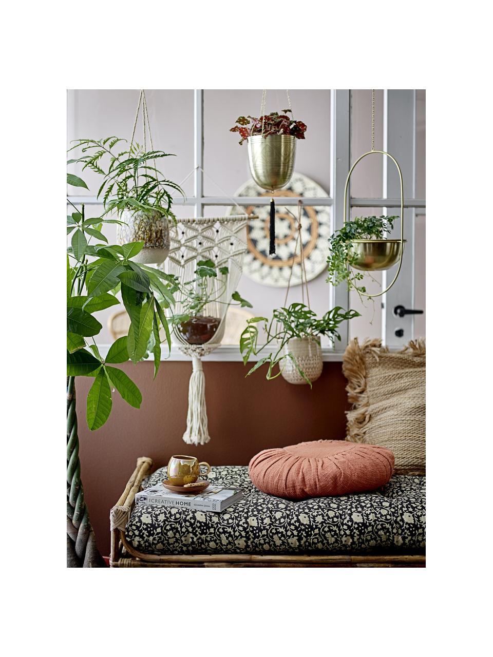 Hangende plantenpot Haley, Gecoat metaal, Messingkleurig, B 26 cm x H 47 cm