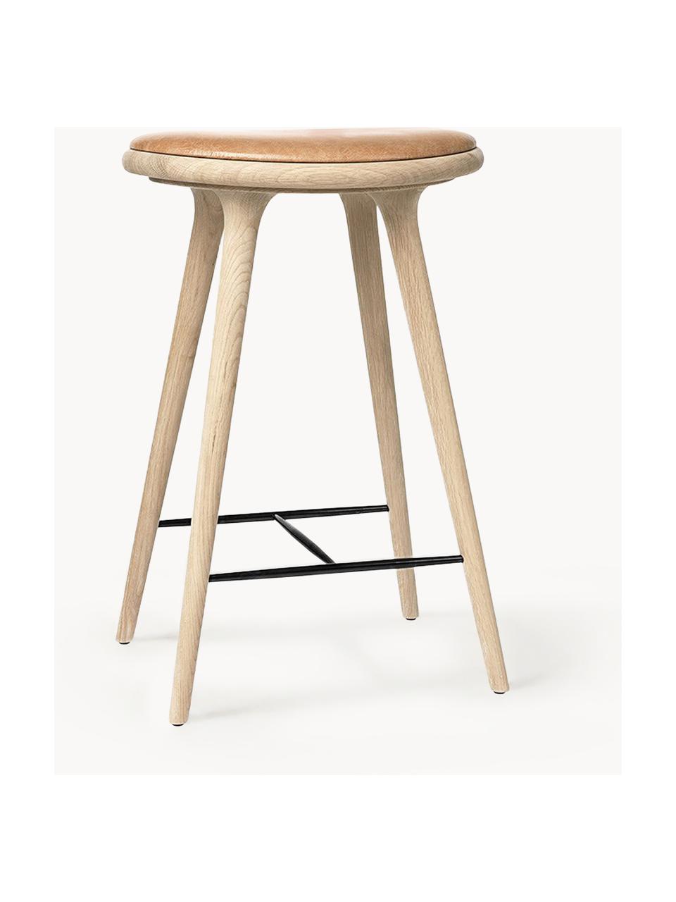 Barová židle High Stool, Světle hnědá, V 69 cm