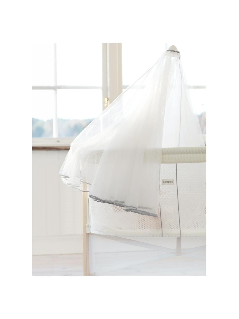 Baldaquin pour berceau Bliss, 100 % polyester, Blanc, larg. 45 x long. 74 cm