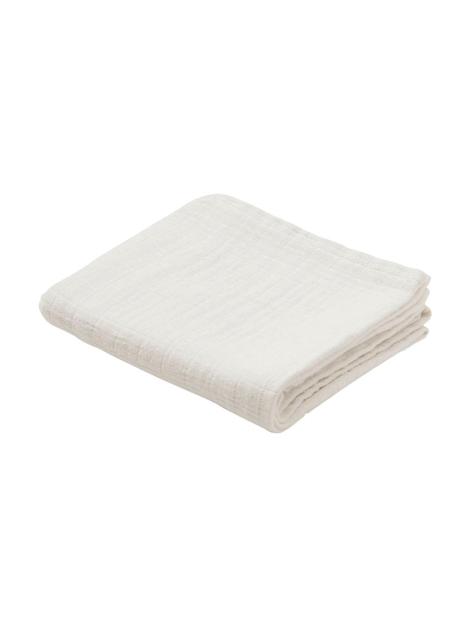 Mulltücher Muslin aus Bio-Baumwolle, 2 Stück, 100% Biobaumwolle, GOTS-zertifiziert, Creme, 70 x 70 cm