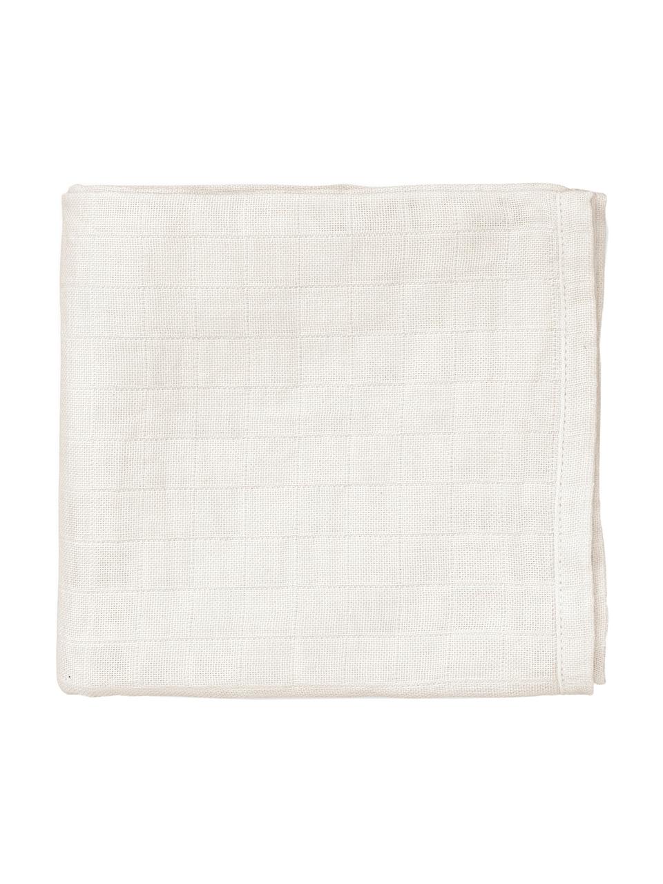 Chiffons de gaze Muslin, 2 pièces, Crème