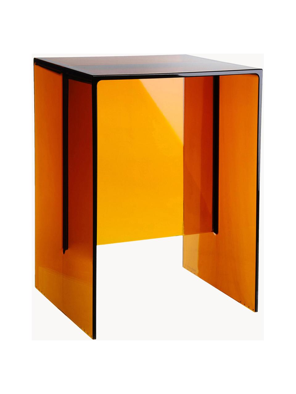 Mesa auxiliar de diseño Max-Beam, Plástico, Naranja, An 33 x Al 47 cm