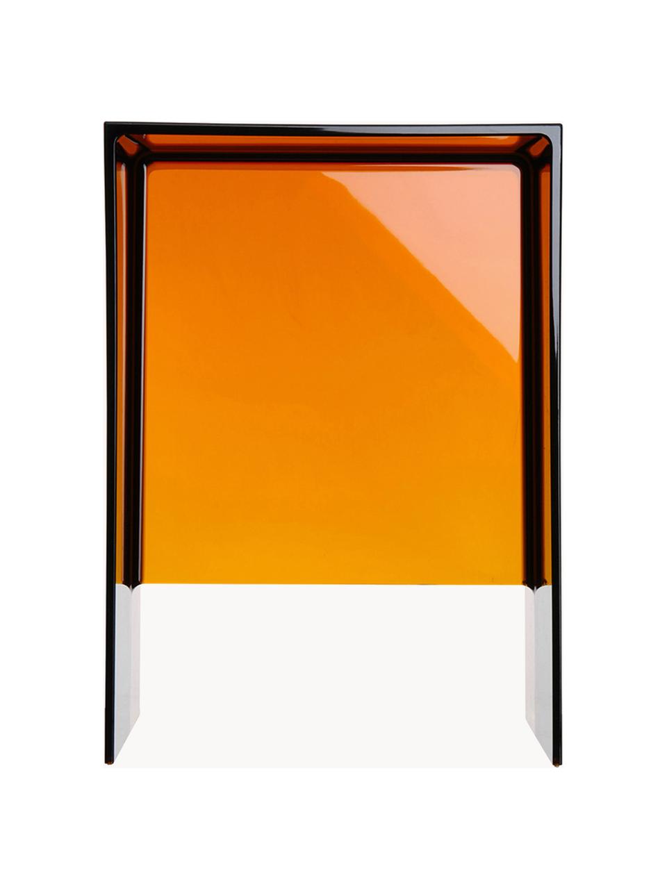 Mesa auxiliar de diseño Max-Beam, Plástico, Naranja, An 33 x Al 47 cm