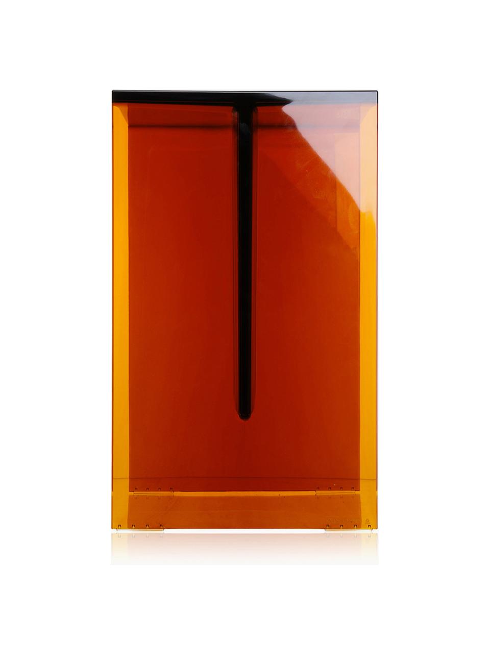 Design bijzettafel Max-Beam, Kunststof, Oranje, B 33 x H 47 cm