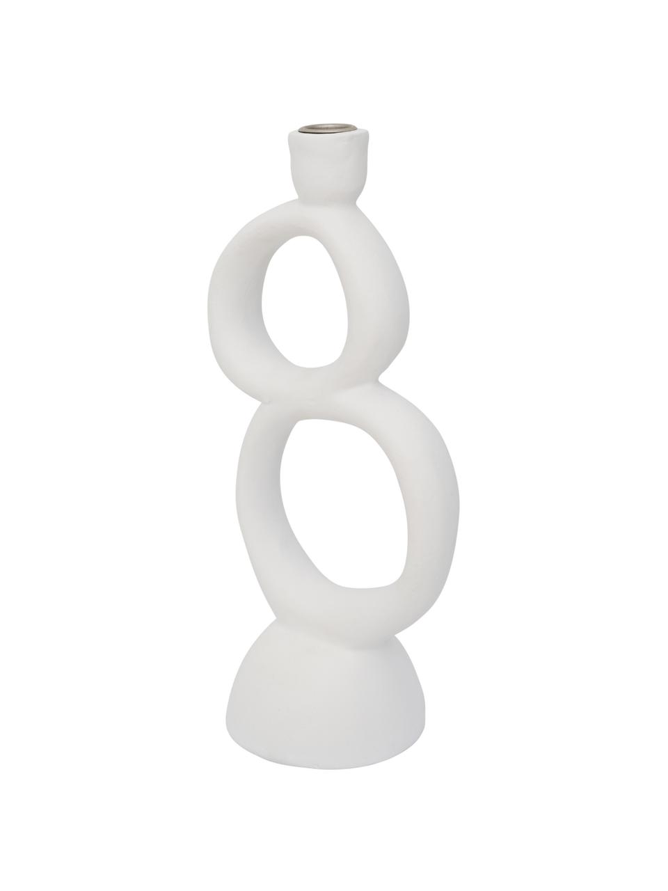 Kerzenhalter Rough Sophistication in Weiß, Ecomix
Ecomix ist eine umweltfreundliche Mischung aus recyceltem Papierzellstoff, natürlichem Gummi und Kreidepulver, Weiß, B 14 x H 33 cm