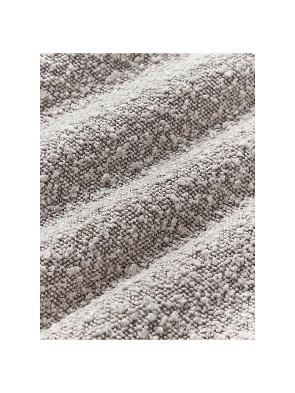 Cuscino decorativo in bouclé Lennon, Rivestimento: 80% poliestere, 20% acril, Bouclé taupe, Larg. 70 x Lung. 70 cm