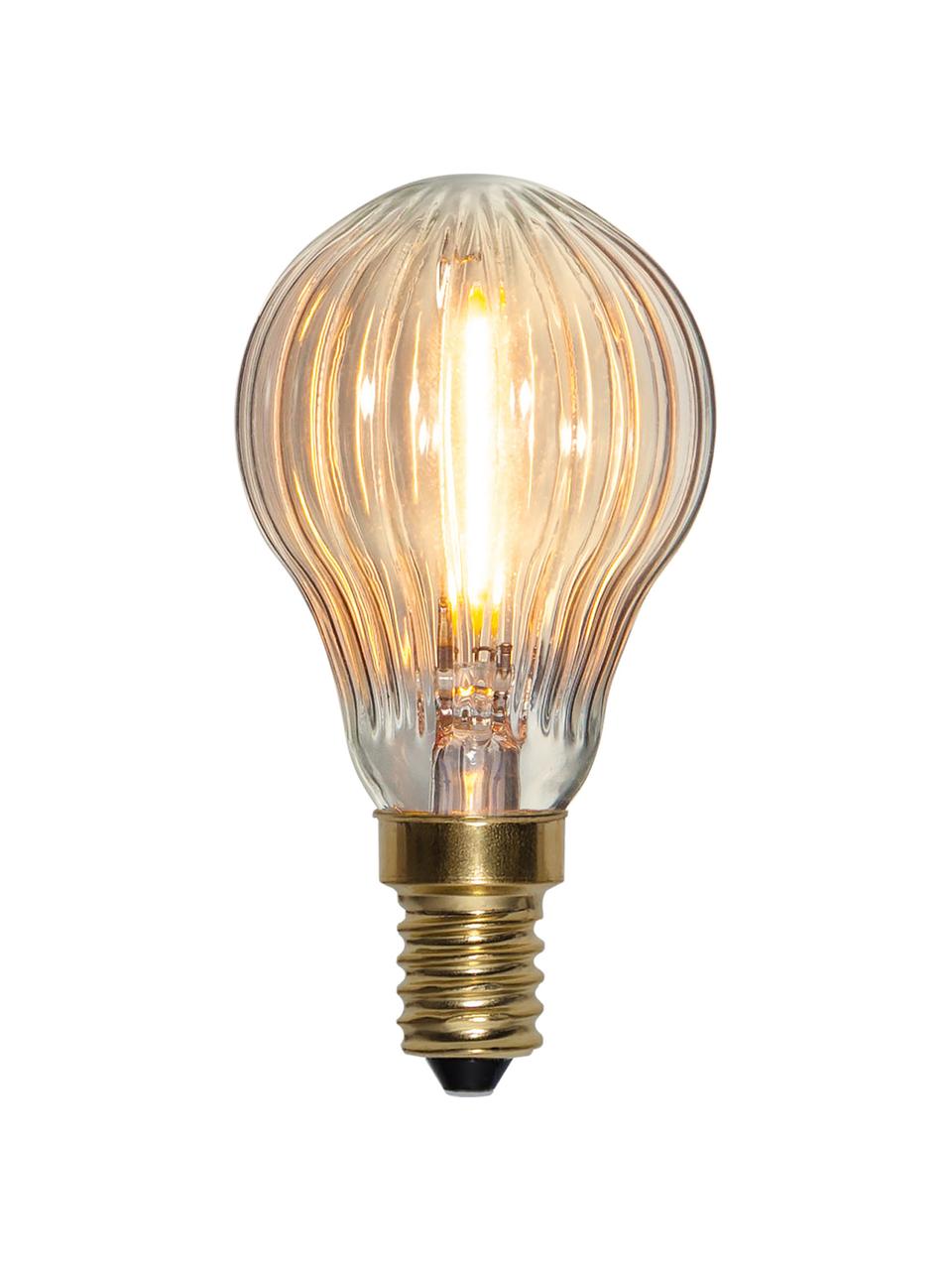 Ampoule (E14 - 50 lm), blanc chaud, intensité variable, 1 pièce, Transparent