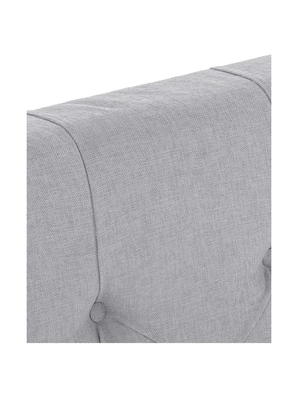 Cama matrimonial Premium Pheobe, Patas: madera de haya maciza pin, Gris, 200 x 200 cm