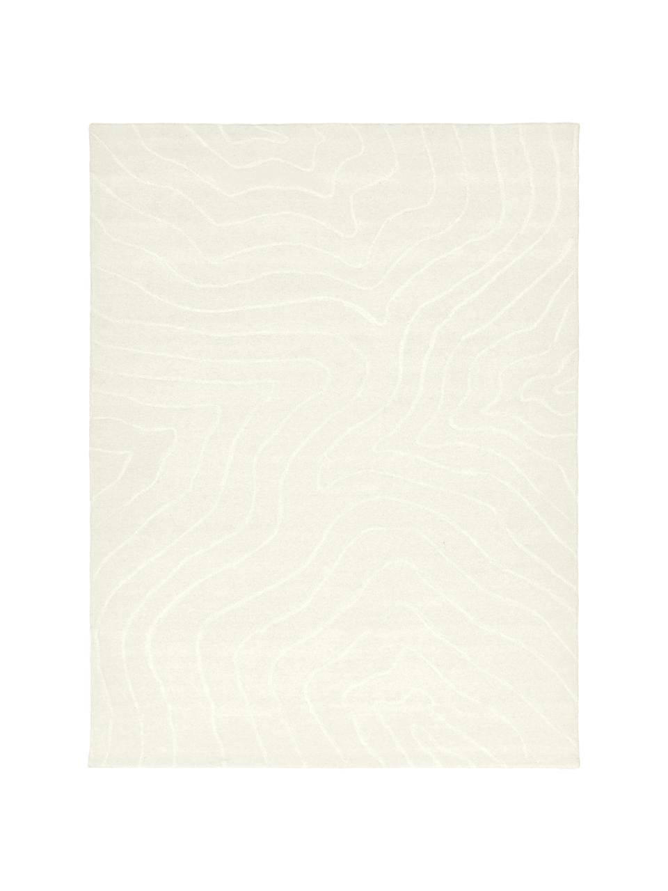 Ručne tuftovaný vlnený koberec Aaron, Béžová, Š 300 cm x D 400 cm (veľkosť XL)
